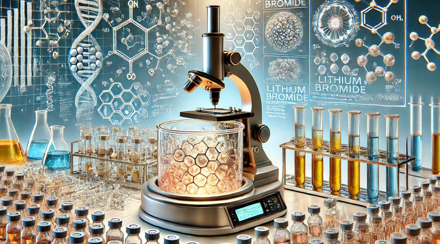 Bromuro de litio como agente hinchante de proteínas en la fabricación farmacéutica