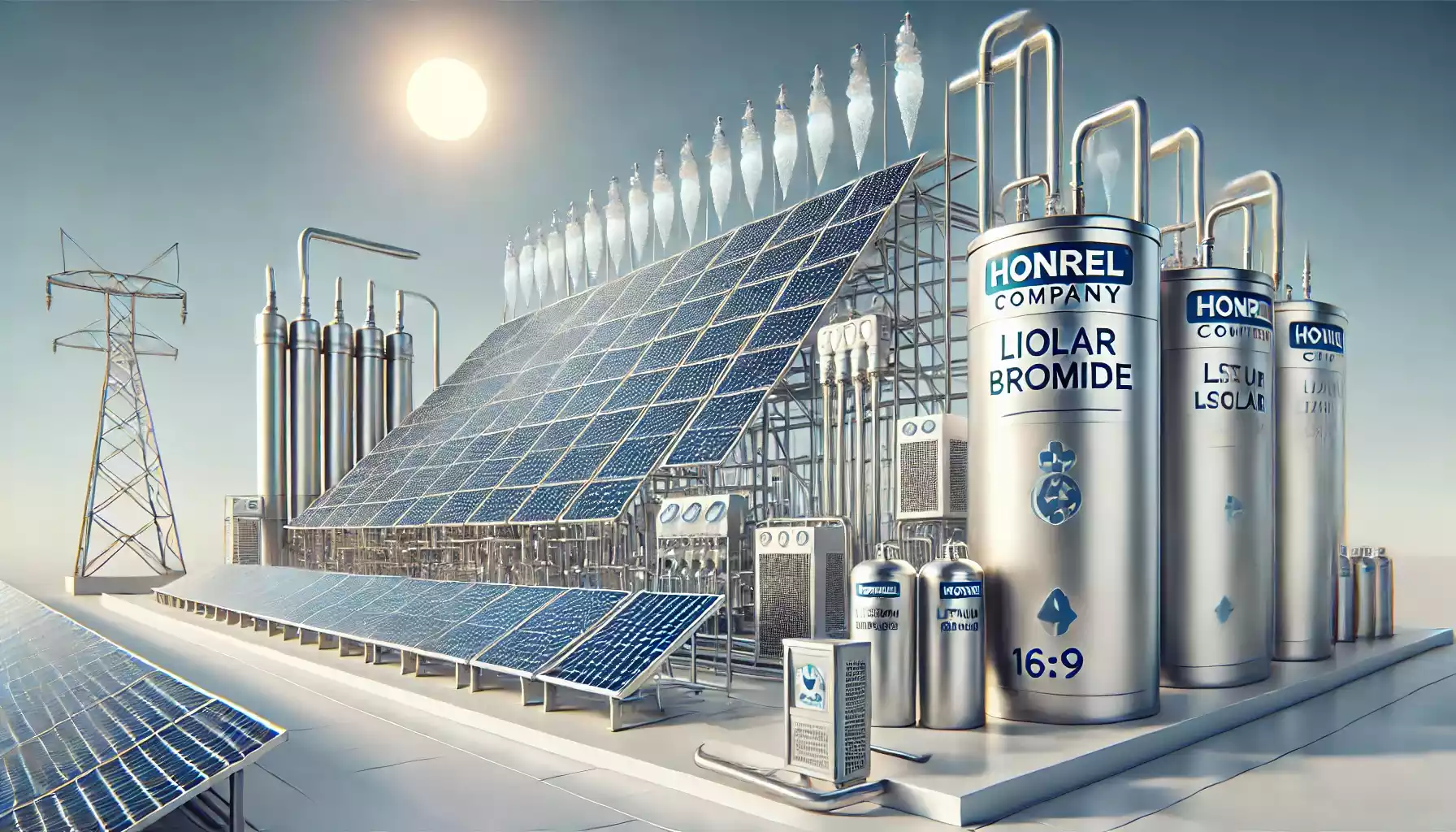 Bromuro de litio en aplicaciones de energía solar