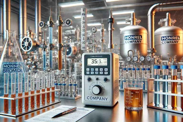 Ajuste del pH de la solución de bromuro de litio